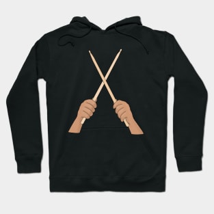 Crossed Drumsticks Hoodie